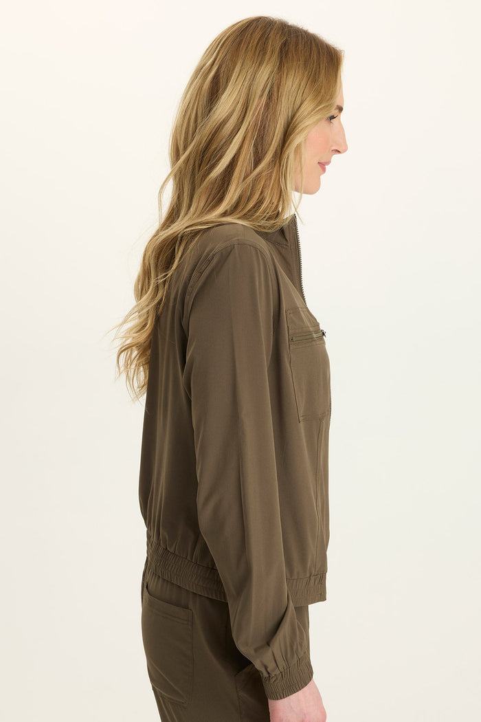 Wearables Quinn Active Ruched Bomber