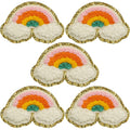 Rainbow Chenille Iron-On Patch
