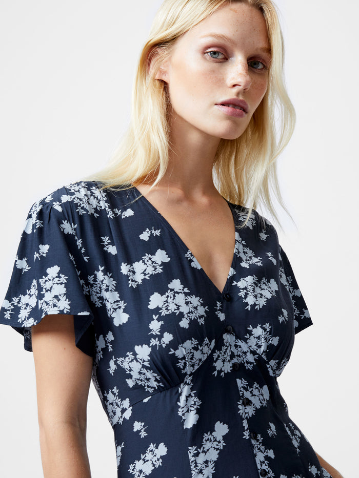 Raquel Short Sleeve V-Neck Dress