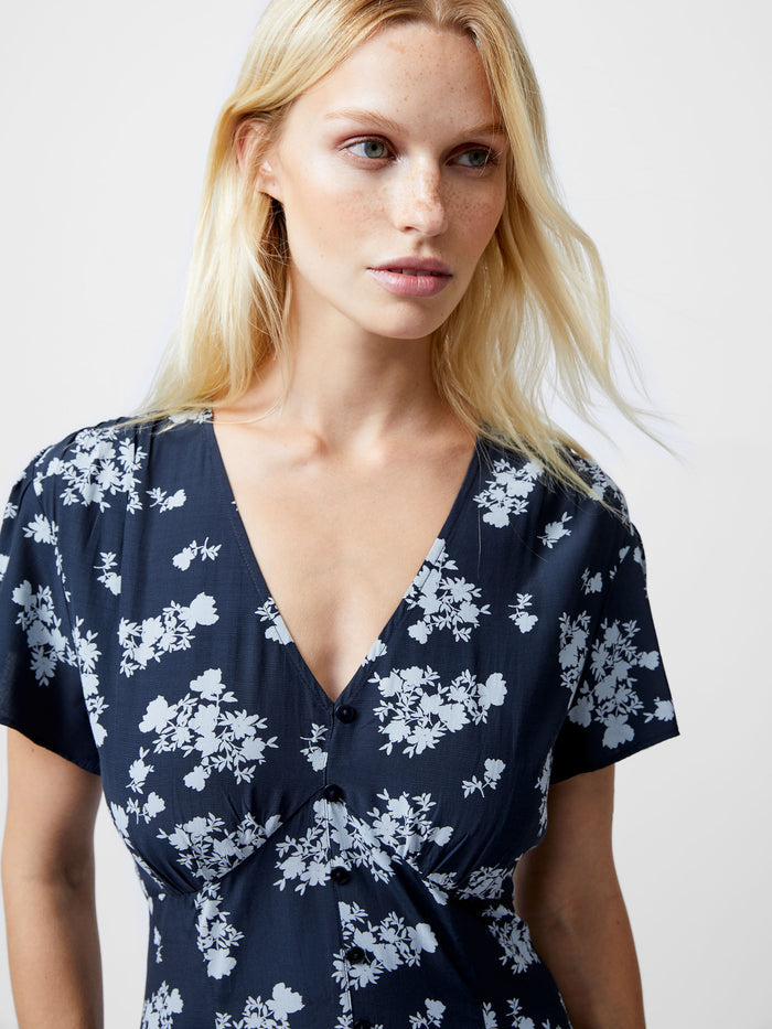 Raquel Short Sleeve V-Neck Dress