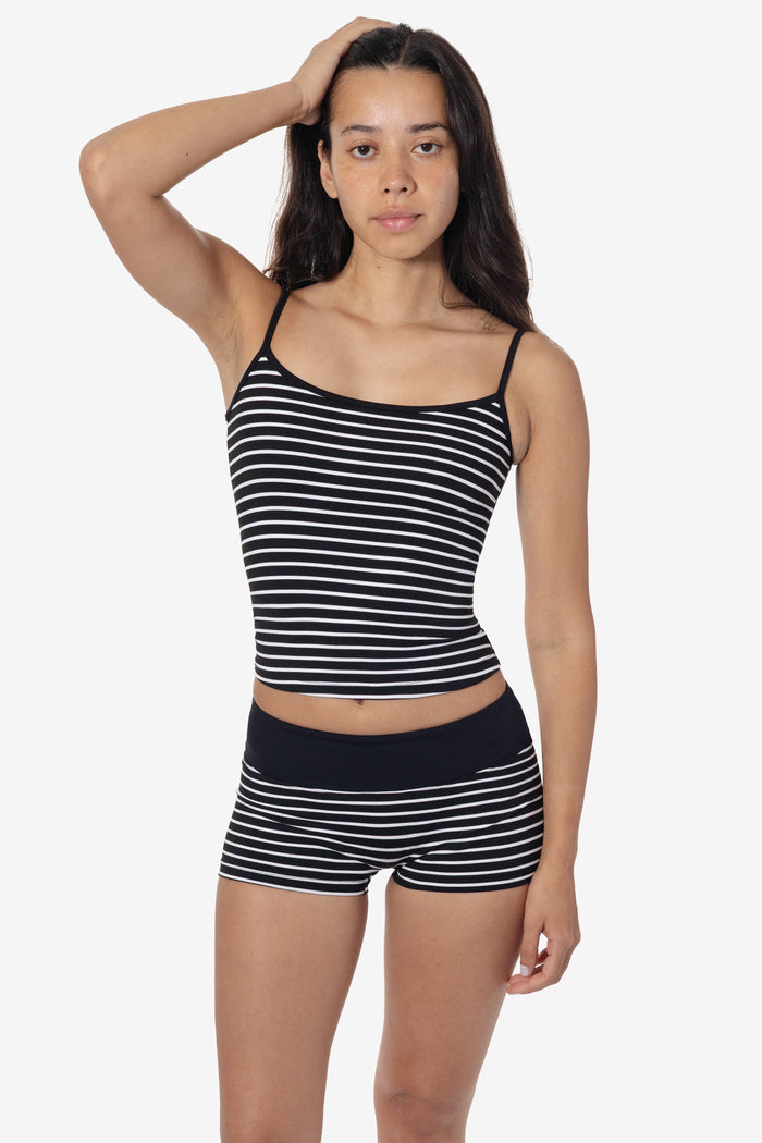 Black/White Activewear Stripe/Black / XS