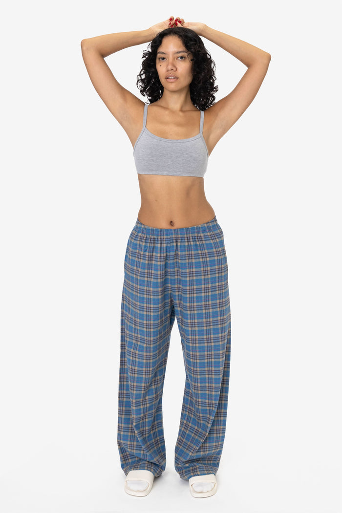 Blue/Beige/Pink Plaid / S