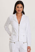 XCVI Riddell Twill Zip Up Jacket