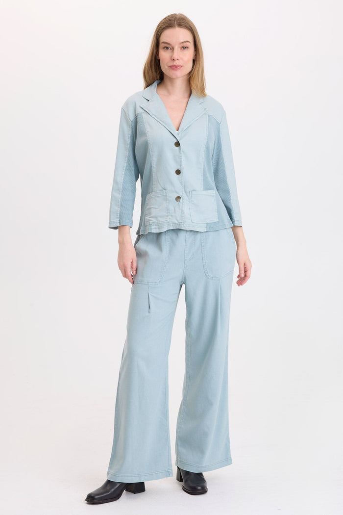 Wearables Riven Twill Wide Leg Pull-On Pant