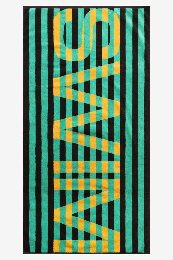 Teal/Black/Yellow SWIM