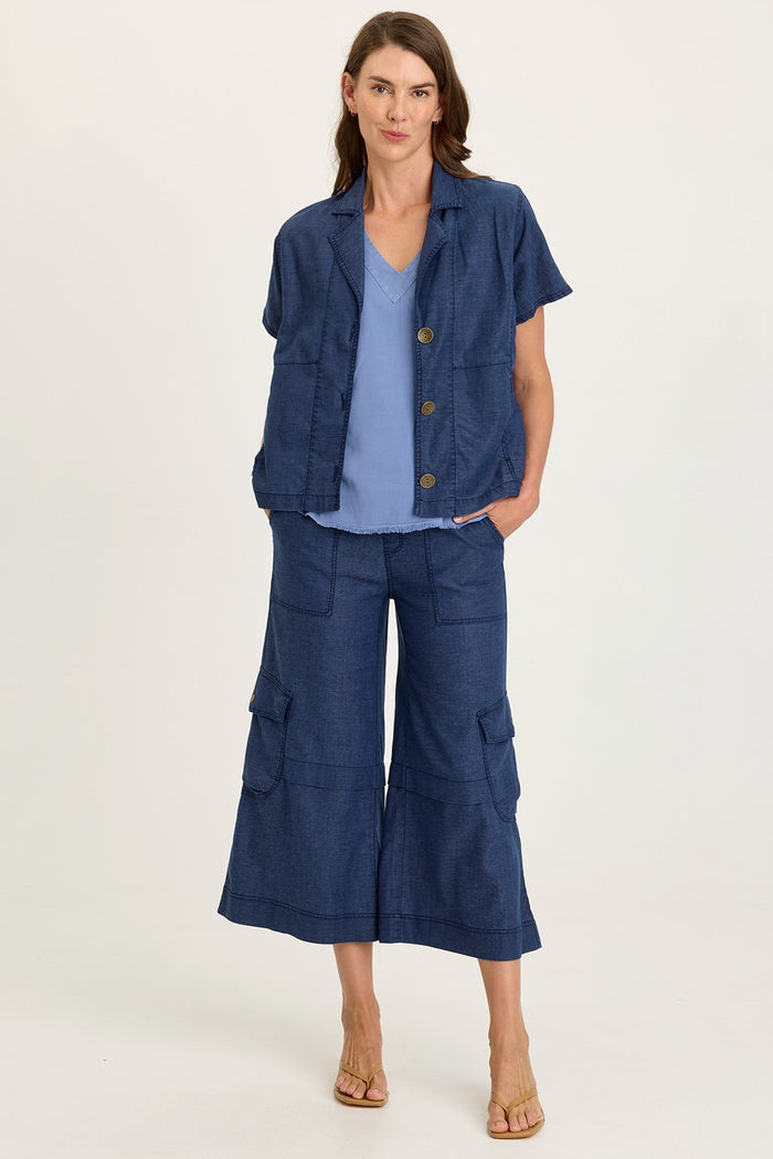 Wearables Rosalina Twill Cargo Gaucho Crop