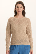 XCVI Rothwell Cotton Knit Relaxed-Fit Sweater Top