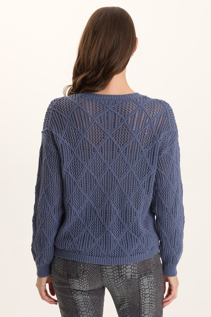 XCVI Rothwell Cotton Knit Relaxed-Fit Sweater Top
