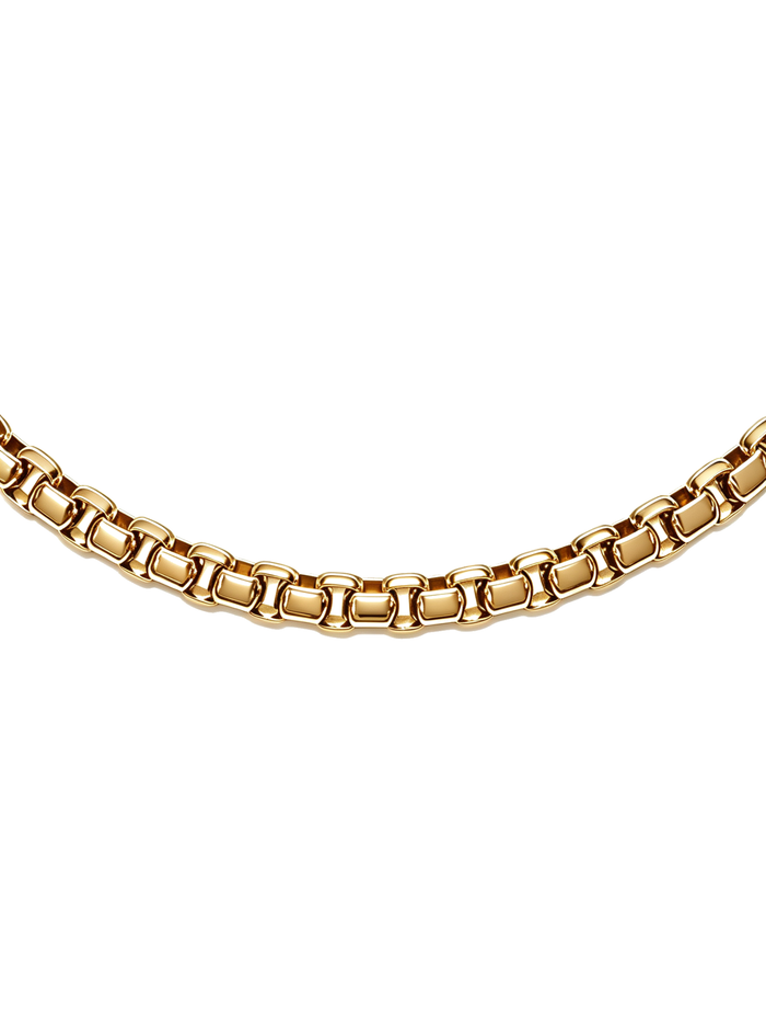 ROUND BOX CHAIN (GOLD) 2MM