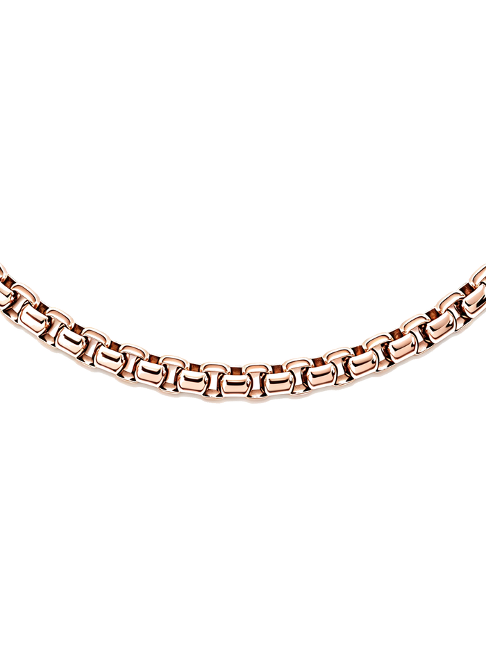 ROUND BOX CHAIN (ROSE GOLD) 2MM