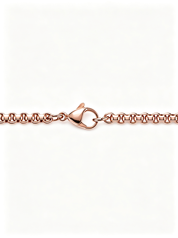 ROUND BOX CHAIN (ROSE GOLD) 2MM