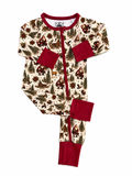 Rustic Santa Christmas Zippy