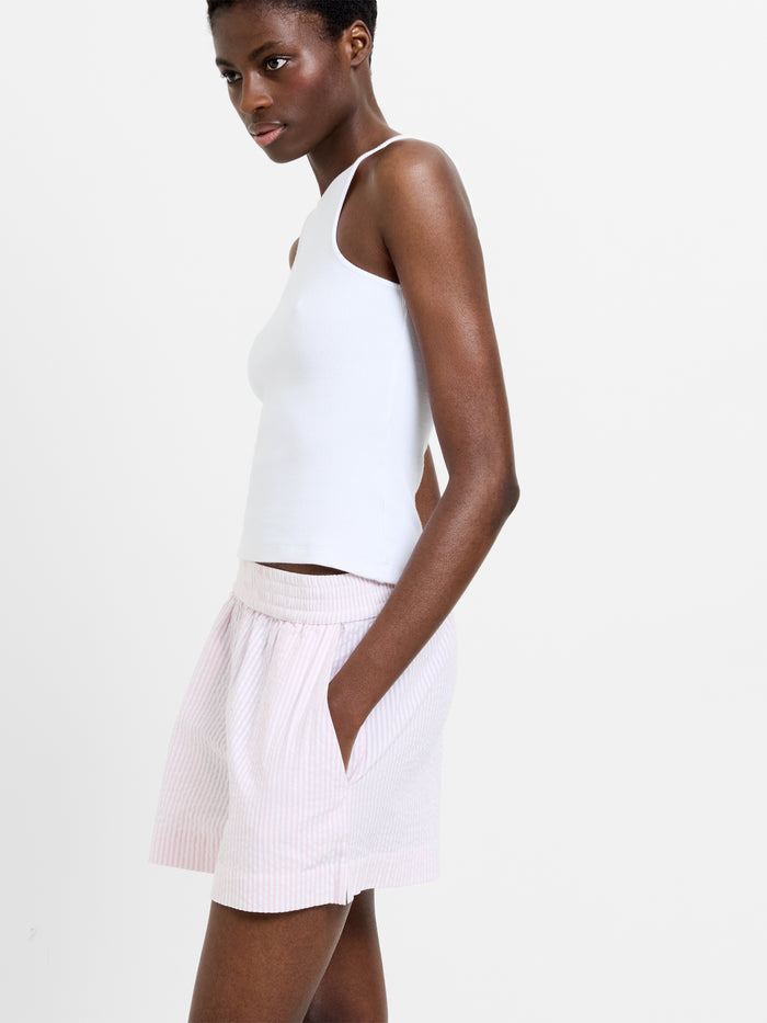 Seersucker Stripe Short
