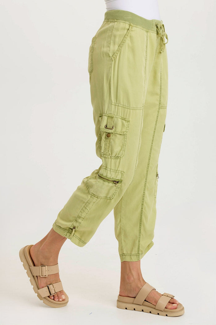 XCVI Selmy Twill Corded Cargo Crop Pant