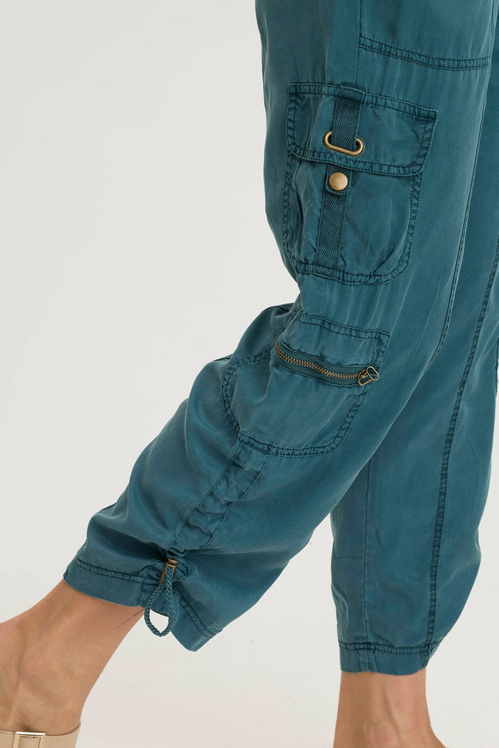 XCVI Selmy Twill Corded Cargo Crop Pant