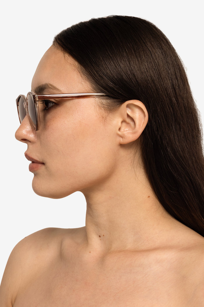 Brown/Clear