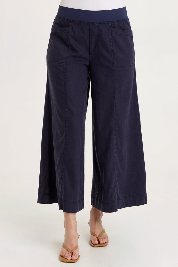 Wearables Shaun Twill Wide-Leg Crop