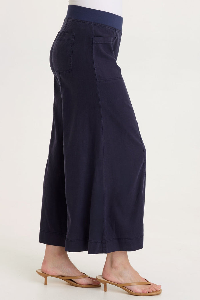 Wearables Shaun Twill Wide-Leg Crop