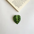 Simulation Leaf Epoxy Acrylic Cell Phone Airbag Holder