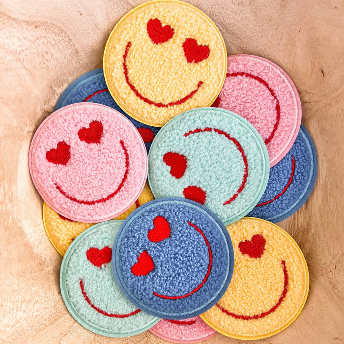 Smiley Chenille Patch