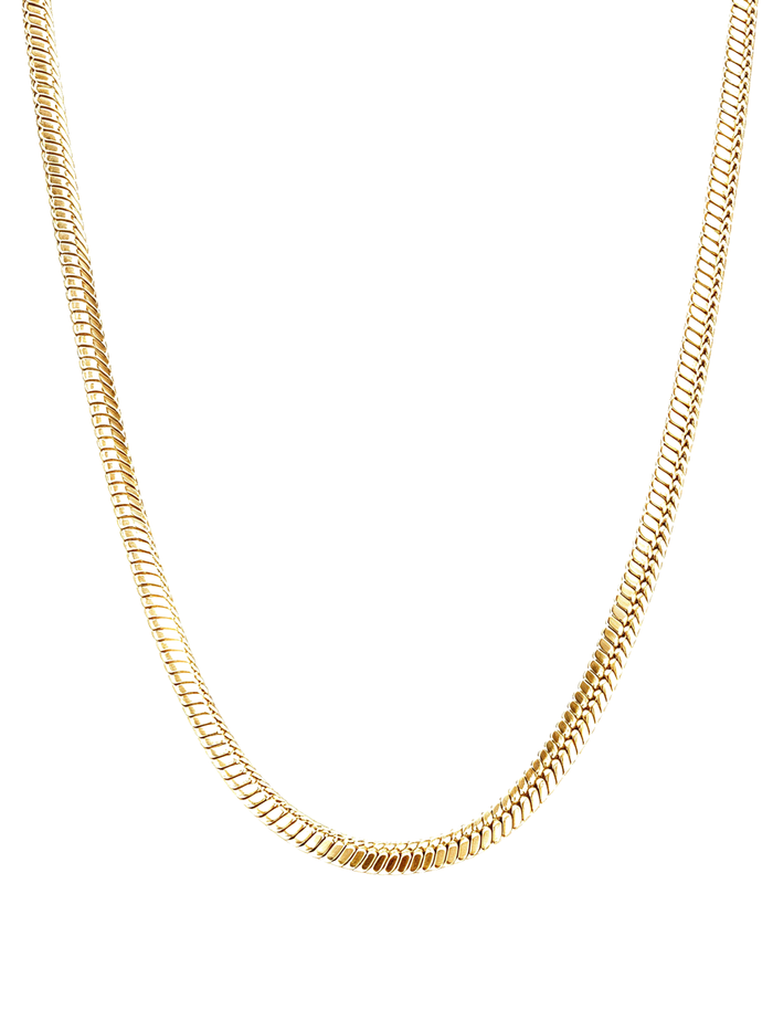 SNAKE CHAIN (GOLD) 1MM