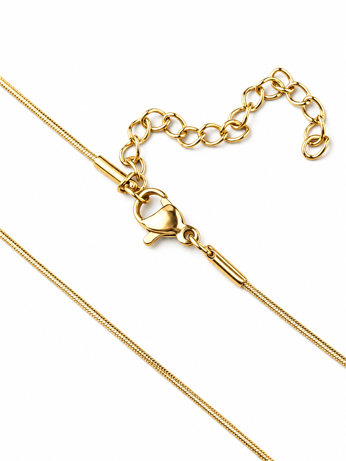 SNAKE CHAIN (GOLD) 1MM