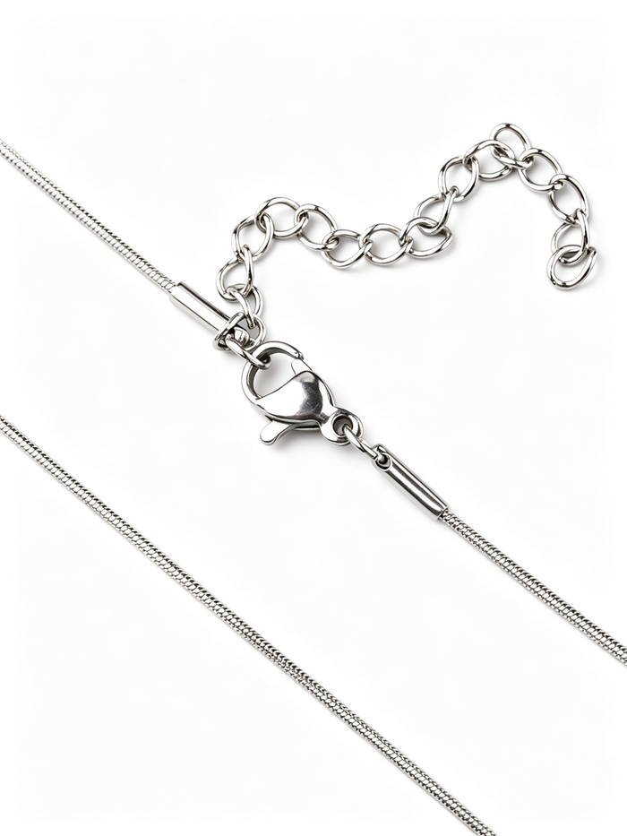 SNAKE CHAIN (SILVER) 1MM