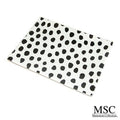 Take Me Away Glass Tray: Black Dot
