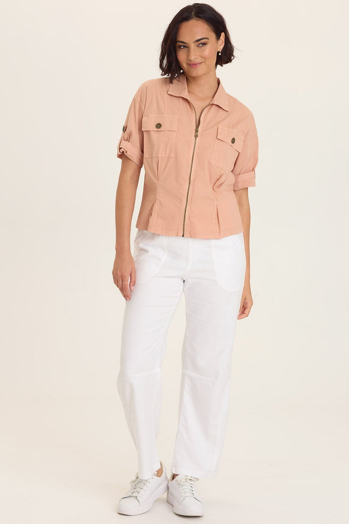 Wearables Tammen Dart Tucks Poplin Shacket