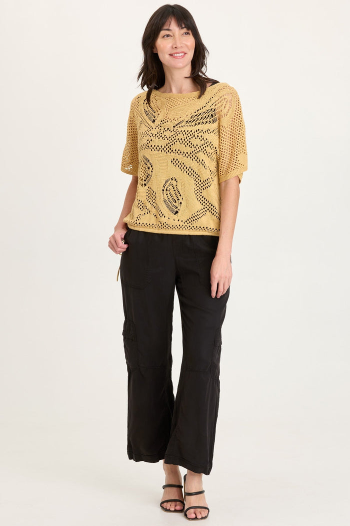XCVI Taran Twill Sleek Cargo Pant