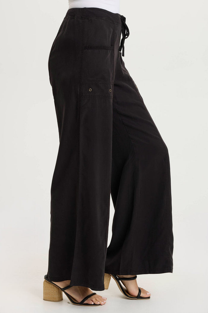 XCVI Tarla Twill Dropped Pocket Wide Leg Pant