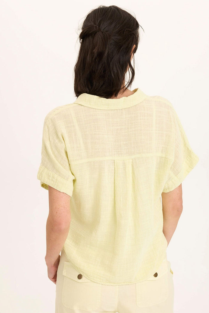 Wearables Teagan Gauze Tie-Up Top