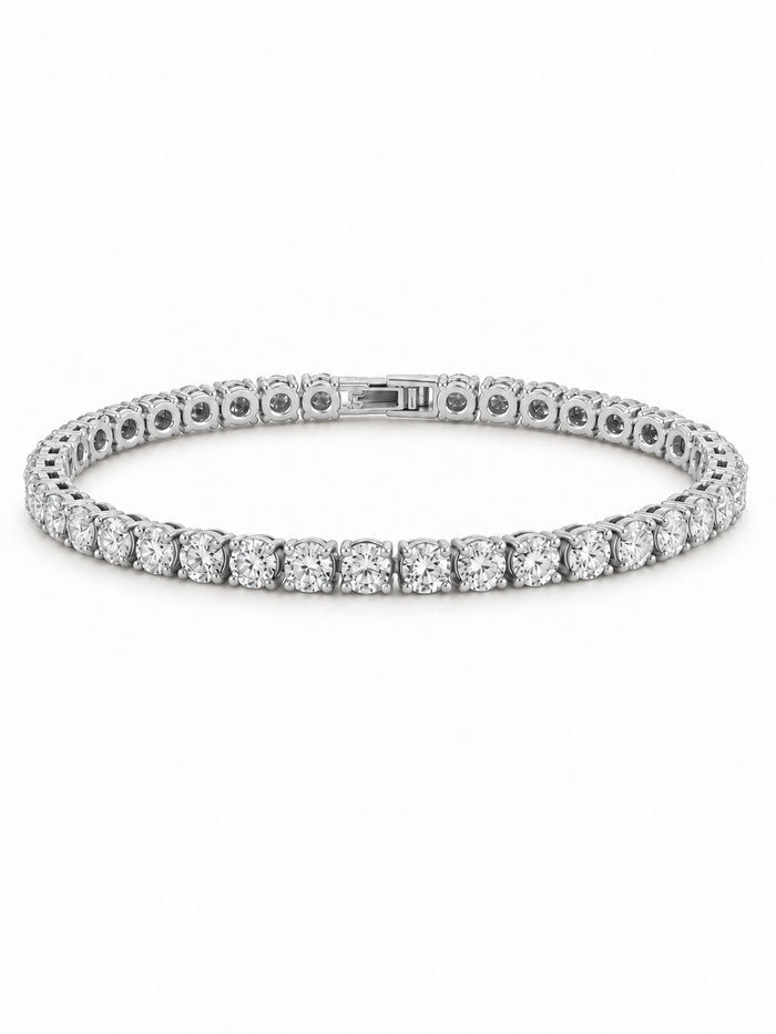 TENNIS BRACELET (GOLD) 4MM