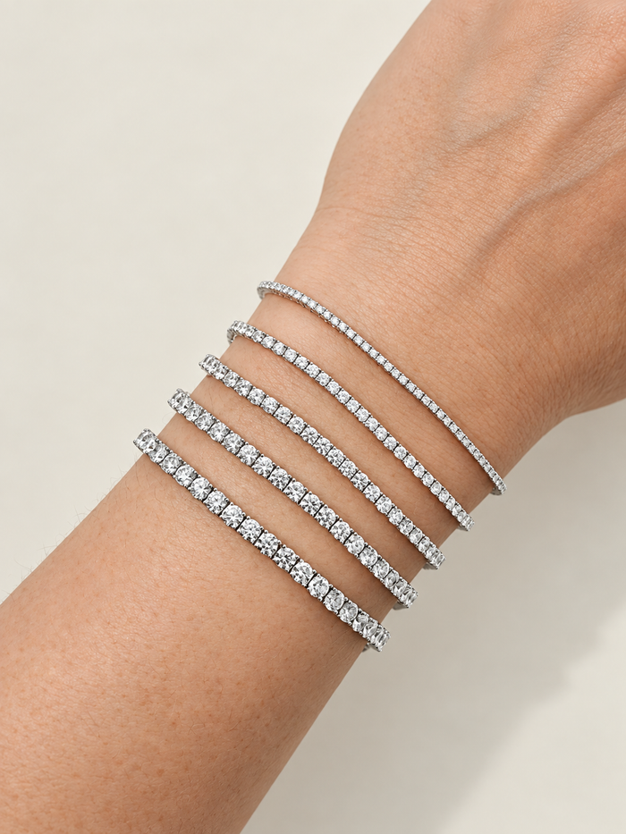 TENNIS BRACELET (GOLD) 4MM