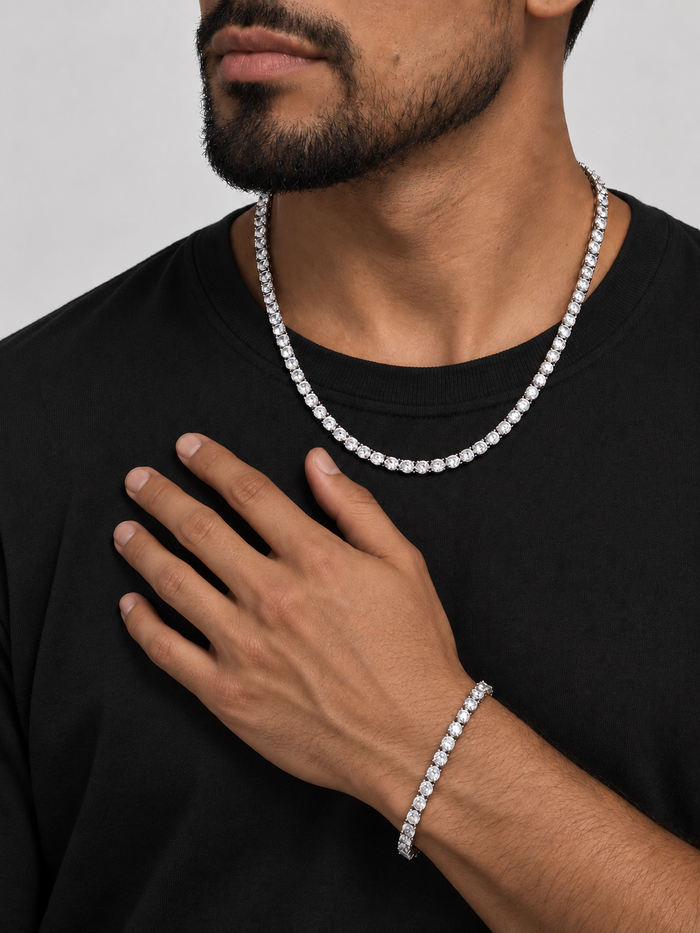 TENNIS CHAIN (GOLD) 4MM