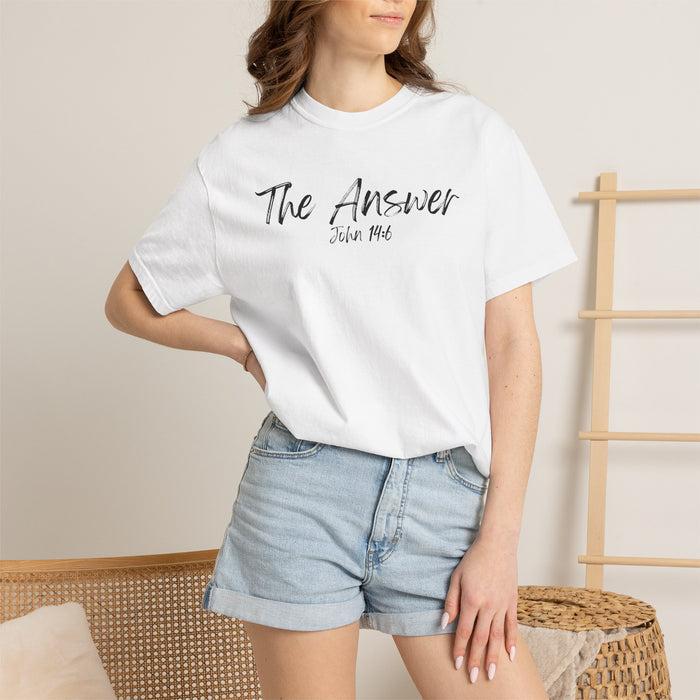 The Answer John 14:6 Women's White T-shirt