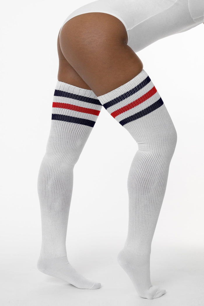 White/Navy Red Str / OS