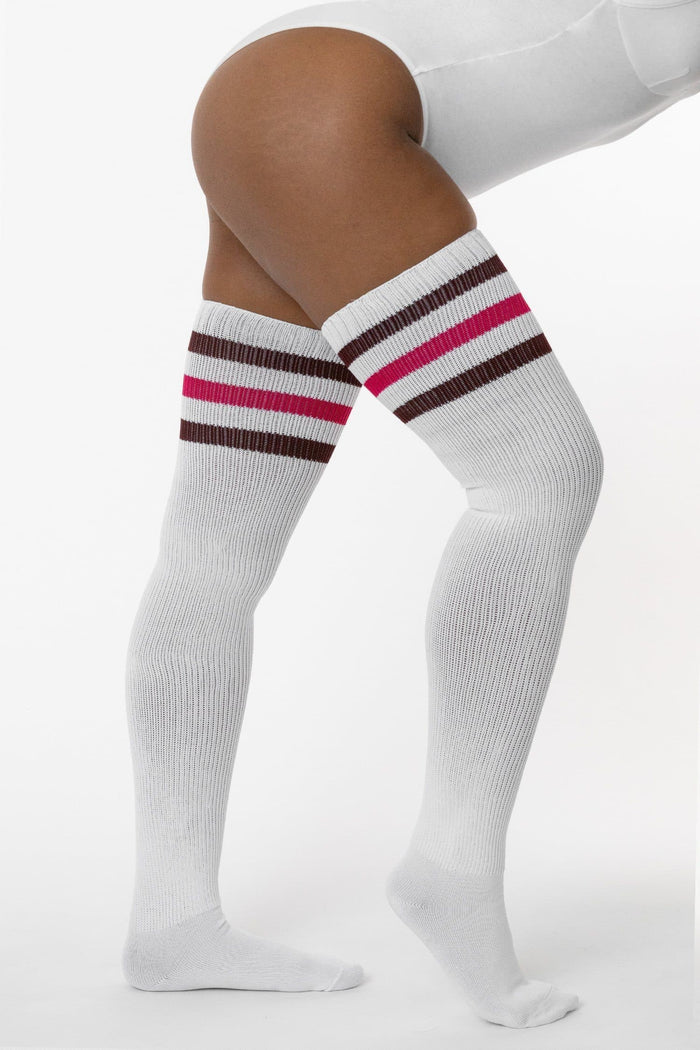 White/Burgundy Fuchsia Str / OS