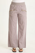 Wearables Torryn Linen Zipper Pockets Pants
