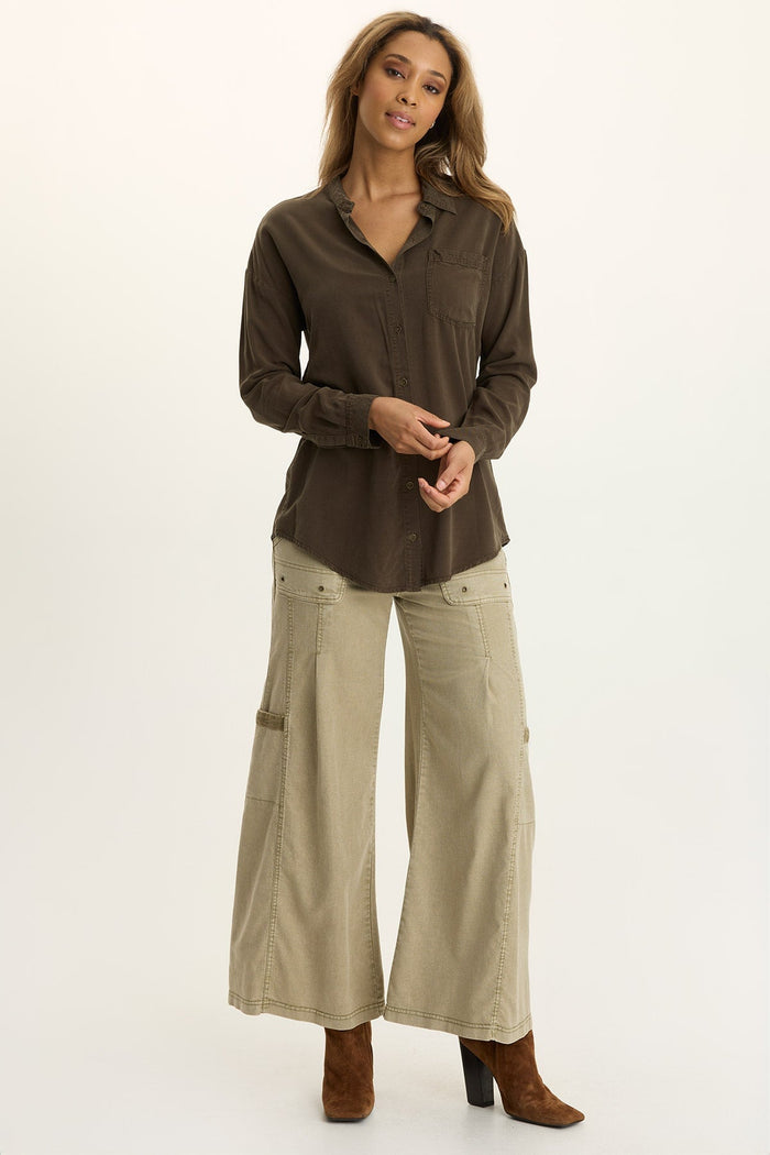 Wearables Tove Twill Cargo Wide-Leg Pant