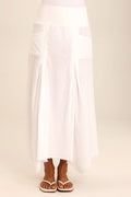 Wearables Triste Linen Bohemian Sharkbite Maxi Skirt