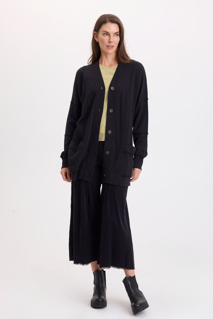 Wearables Trude Fleece Button-Up Cardigan