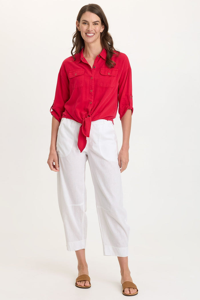 Wearables Tyrell Lightweight Tie-Front Button-Up