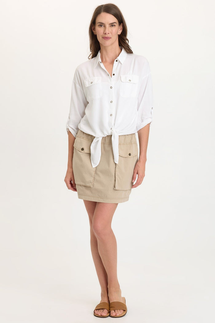 Wearables Tyrell Lightweight Tie-Front Button-Up
