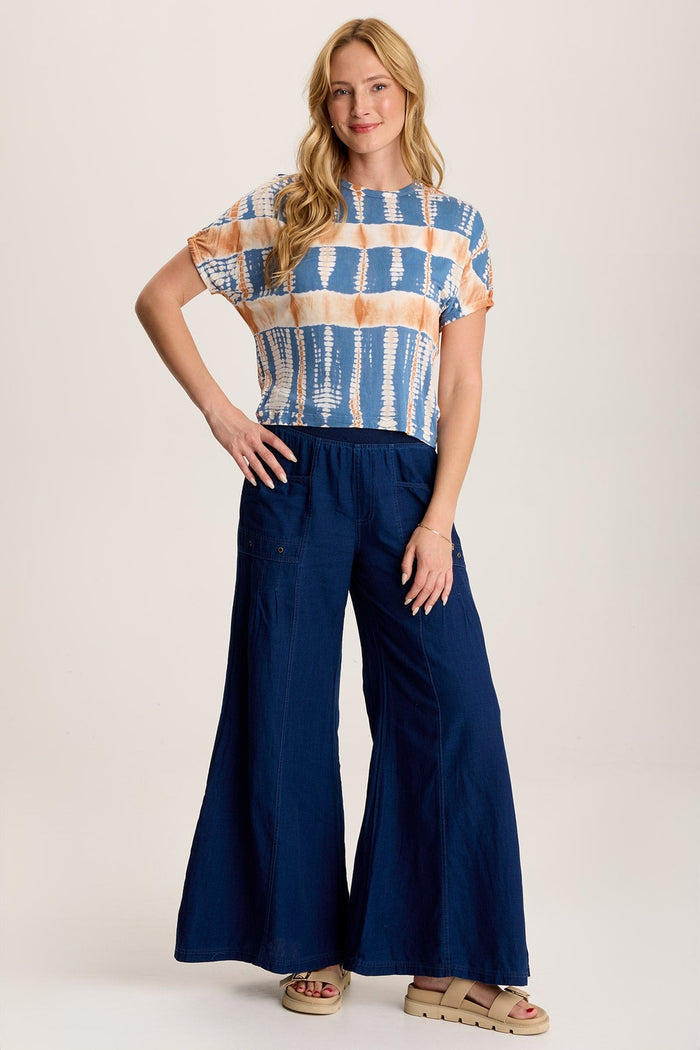 XCVI Valensi Soft Jersey Banded Sleeve Tee