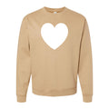 Valentine's Custom Adult Sweatshirt Sandstone