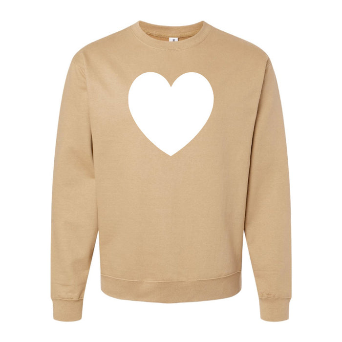 Valentine's Custom Adult Sweatshirt Sandstone