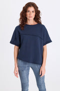 XCVI Vita Fleece Short Sleeve Pullover