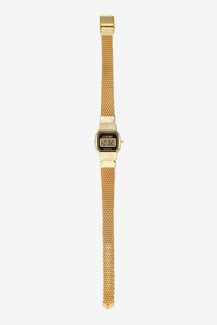 WCHRA55 - Tiny Metal Mesh Luxury Watch