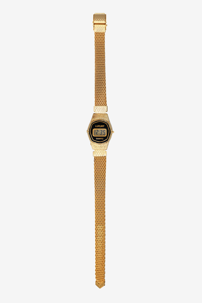 WCHRA58 - Tiny Metal Mesh Luxury Watch